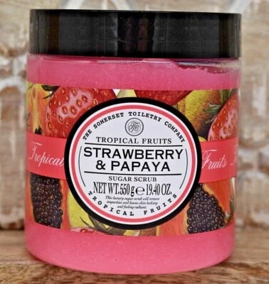 THE SOMERSET TOILETRY COMPANY Strawberry & Papaya Sugar Scrub - Image 1 of 3