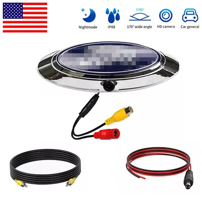 BOSCAMPLUS For Ford F150 F250 F350 F450 F550 (2004-2016) Chrome Emblem Logo Backup Camera
