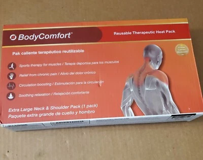 Body Comfort Reuseable Therapeutic Heat Pack Extra  Large Neck & Shoulder Pack - Image 1 of 3