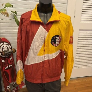 Vintage Florida State Seminoles Pro Player 90s Zip Windbreaker Jacket L/XL Rare - Picture 1 of 12