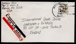 18 de junio de 1980 correo aéreo C92 Melrose, sin montar o nuevo a Turku, Finlandia - Imagen 1 de 1