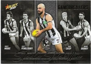 2021 Select Footy Stars Gamebreakers (GB20) Steele SIDEBOTTOM Collingwood - Picture 1 of 1