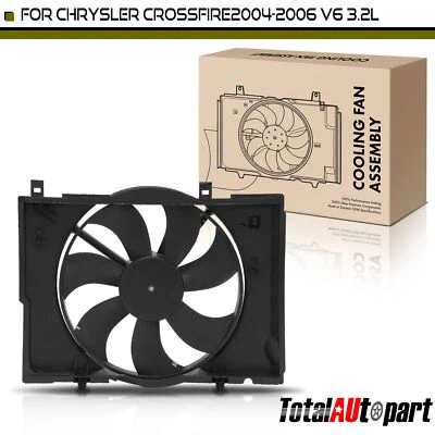 Conjunto de ventilador de refrigeración del radiador con cubierta para Chrysler Crossfire 2004-2006 V6 3,2 L Foto 1 de 4
