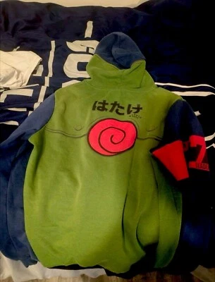 Naruto Shippuden Anime Para hombres Kakashi Hatake Disfraz Juegos con disfraces Sudadera con Capucha con Cremallera Foto 1 de 2