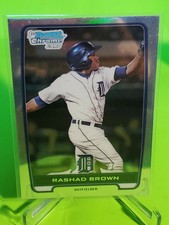 2012 Bowman Chrome Draft Picks #BDPP131 Rashad Brown Tigers Refractor 1st