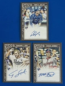 (3) 2015 Topps Gypsy Queen Baseball Auto Cards; Pompey, Spangenburg & M. Taylor - Picture 1 of 2