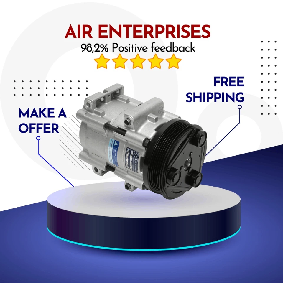 Compresor aire acondicionado apto para Ford Sable 1996-2000, Mercury Sable 1996-2000 Foto 1 de 1