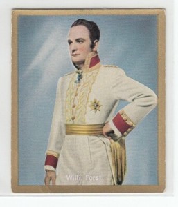 Willi Forst 1930's Bunten Fikmbilder German Tabacco Card #135