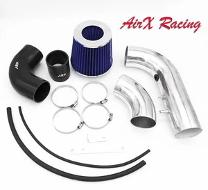 AirX Racing Black-Blue For 2PC 02-05 Chevy Cavalier Sunfire 2.2 Air Intake Kit - Picture 1 of 4