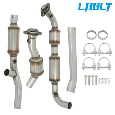 LABLT Bank 1 & 2 Catalytic Converter Set For 1997-2000 Ford F-150 4.6L V8 RWD - Image 1 of 4