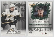 2003 Pacific Private Stock Titanium Retail Jersey Number /250 Jere Lehtinen #34
