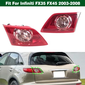 Pair Rear Bumper Inner Taillights Brake Lamps For Infiniti FX35 FX45 2003-2008 - Picture 1 of 18