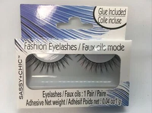 Sassy + Chic False Lashes, Wimpern & Kleber Fashion Eyelashes USA Verkäufer  - Bild 1 von 3