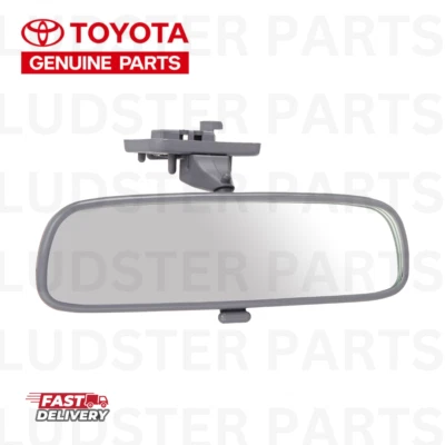 89-95 TOYOTA PICKUP 4RUNNER ESPEJO RETROVISOR MANUAL GRIS PIZARRA FABRICANTE DE EQUIPOS ORIGINALES NUEVO Foto 1 de 2