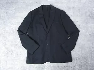 H&M Blazer Coat Mens 42R Slim Fit Black Long Sleeve Formal Business Work Office - Picture 1 of 12