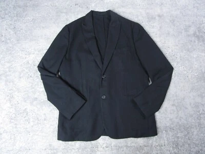 Abrigo Blazer H&M Para Hombre 42R Calce Ajustado Negro Manga Larga Formal Negocios Trabajo Oficina Foto 1 de 4