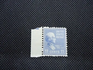 U.S. Scott # 816 11 Cent James Polk Ultramarine color, MNG - Bild 1 von 2
