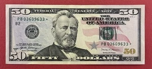 US $50 Dollari 2017A Ricambio/Stella "B2-New York" XF. #PL2890 - Foto 1 di 2