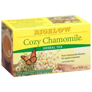 ✨ Cozy Chamomile Herbal Tea, Caffeine Free Tea with Chamomile Flowers, 20 Count - Picture 1 of 8