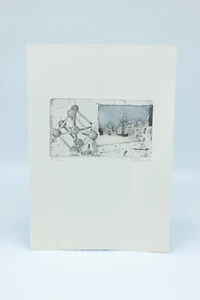 Original Alexander Befelein 'Bruxelles' Etching 1996 - Picture 1 of 5