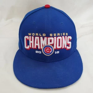 New Era 59Fifty MLB Chicago Cubs Campeones Serie Mundial Gorra Ajustada Talla 7.5 - Imagen 1 de 8