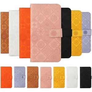 Leather Totem Wallet Cover Case For Tecno Spark Go 20C 30C Camon 30 Pro Pop 9 8 - Picture 1 of 18