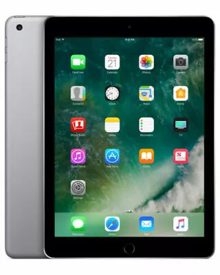 Apple iPad 6th Gen.  Wi-Fi, 9.7in - Space Gray Supports apple pencil 32 GB - Image 1 of 2