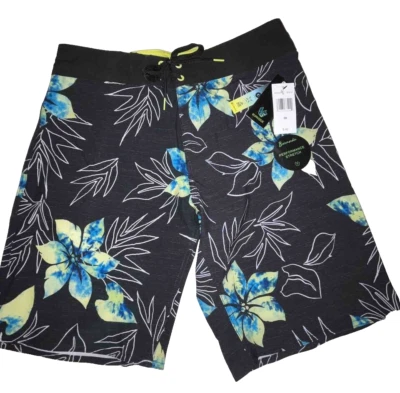 ¡NUEVO! Burnside Hombres XL Tabla Playa Natación Corto Hibisco Flor Hombre Talla 38 Foto 1 de 3