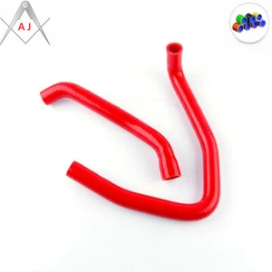 Red For 2006-2011 KAWASAKI Ninja 1400 ZX14 ZX 14 Silicone Radiator Hoses Kit - Foto 1 di 5
