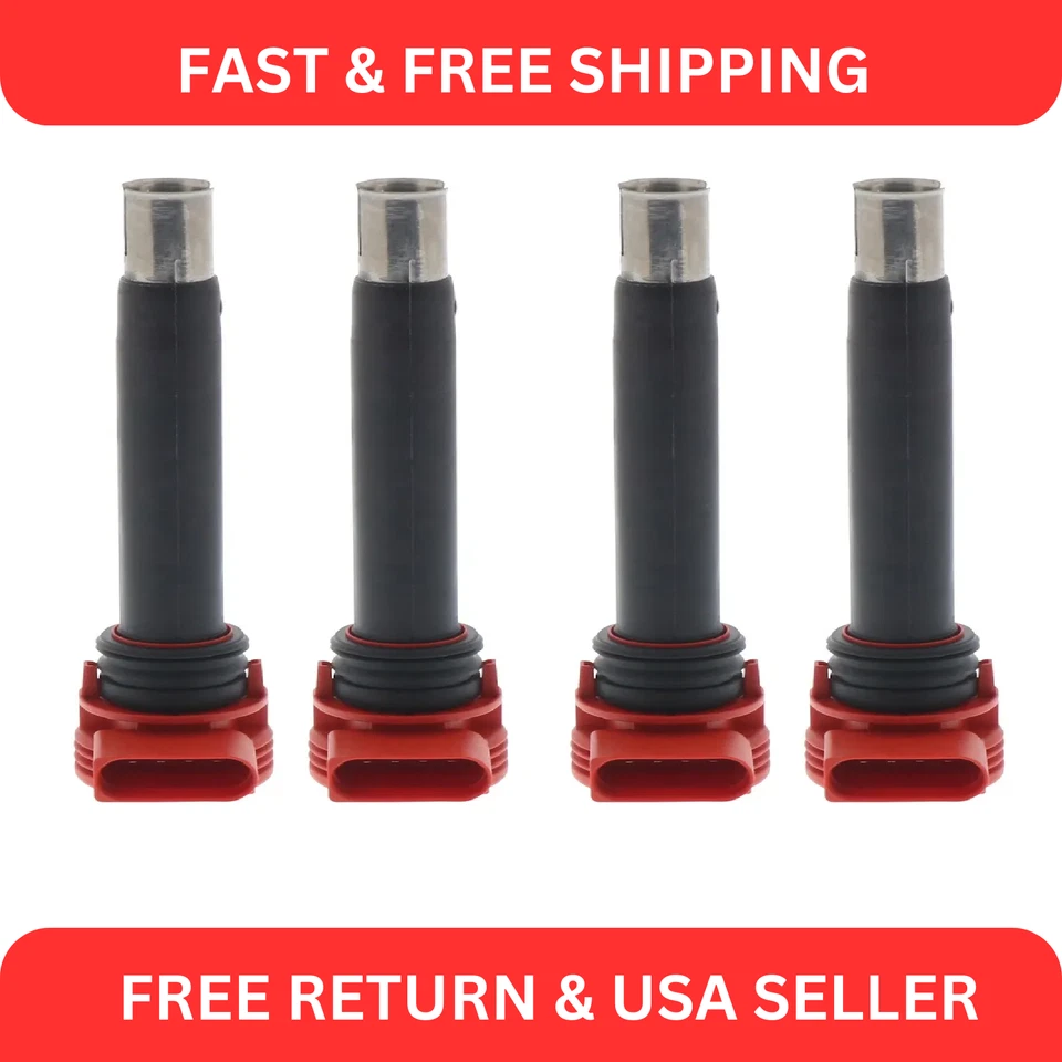 Genuine Ignition Coil Kit Premium For 2006-19 Audi A6 A8 Quattro Q7 R8 S5 4PC - Image 1 of 4