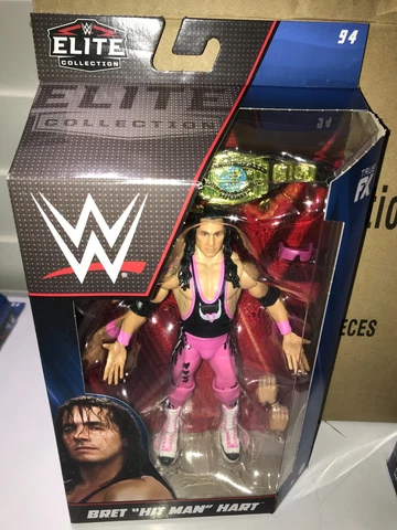 WWE ELITE SERIES 94 BRET HITMAN HART 6" ACTION FIGURE NEW Cover
