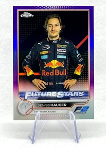 Dennis Hauger 2022 Topps Chrome Purple Formula 2 #77 Prema Racing /399 - Picture 1 of 2