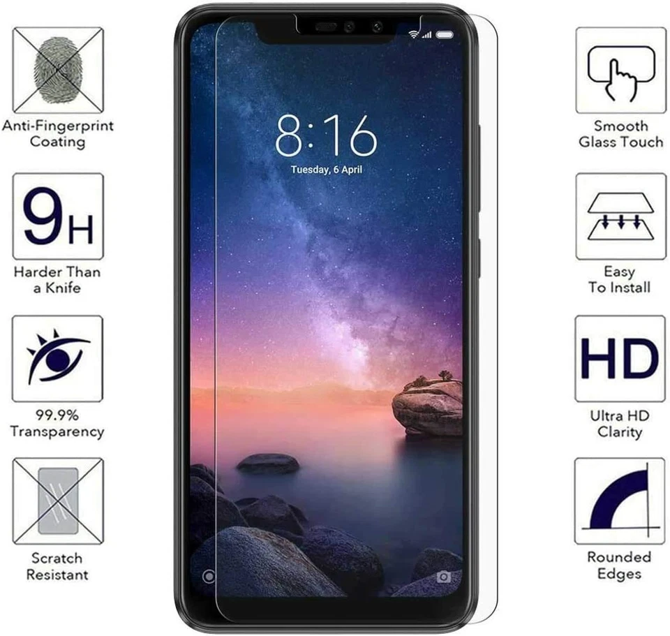 для Samsung Galaxy S8 новый полный охват протектор экрана закаленное стекло - прозрачный - Изображение 1 из 4