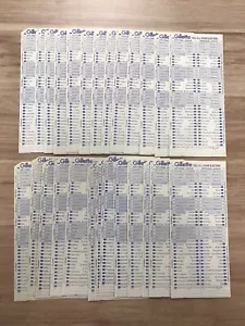 25: Vintage 1982 MLB All Star Game Official Unpunched Ballots....CAL RIPKEN RC!! - Picture 1 of 3