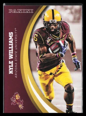 2015 Panini Arizona State Sun Devils Kyle Williams #19 - Image 1 of 2