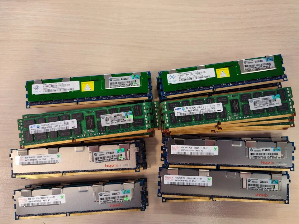 HP 500205–071 8 Go PC3 10600 DDR3 - Photo 1/1