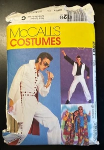 McCalls 2981 Adult Elvis, Saturday Nite Fever , Hippie Costume Pattern Lrg - Xlg - Picture 1 of 3