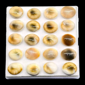 20 Pezzi Chakra Gomti Naturale 16,5-18mm Esclusivo Top Quality Pietre Preziose Non Trattate - Foto 1 di 12