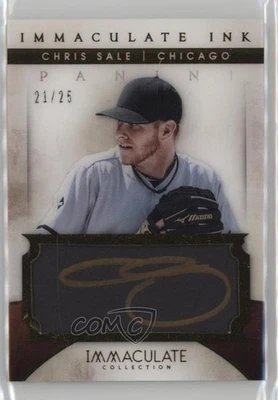 2014 Panini Immaculate Immaculate Ink Gold /25 Chris Sale #44 Auto - Image 1 of 2