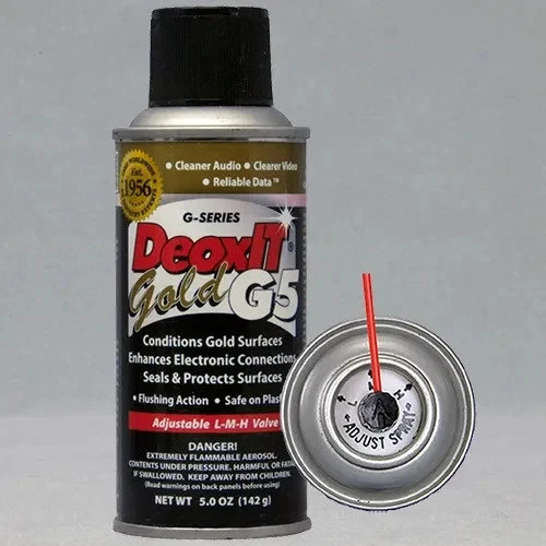 Caig DeoxIT G5S-6 G5S-6 Gold Spray Potenciador de Contacto 5oz 5% Spray Foto 1 de 1