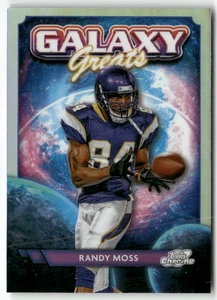 2024 Topps Chrome Cosmic NFL No. GG-7 Randy Moss Galaxy Greats Refractor - Bild 1 von 2