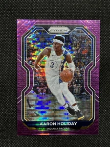 2020-21 Panini Prizm Aaron Holiday Purple Pulsar Prizms #74 #/35 - Foto 1 di 2