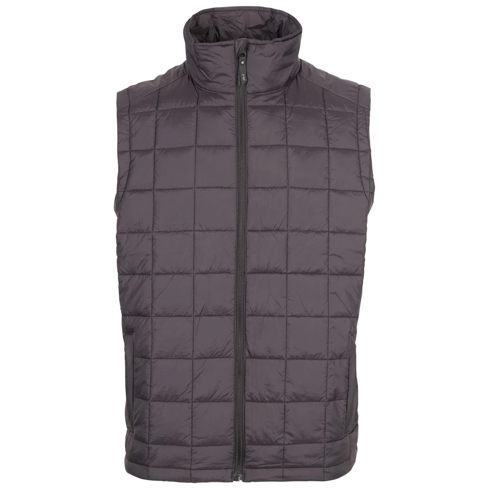 DLX Mens Padded Gilet Bodywarmer with 2 Zip Pockets Enoless - Image 1 of 1