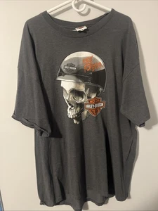 Harley Davidson Tshirt Skull Motorrad Y2K XXL Cocoa Beach Florida - Bild 1 von 4