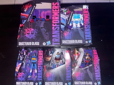 Transformers Shattrede Glass . Ultra Magnus, Soundwave, Blurr, Slicer, Flamewar - Image 1 of 2