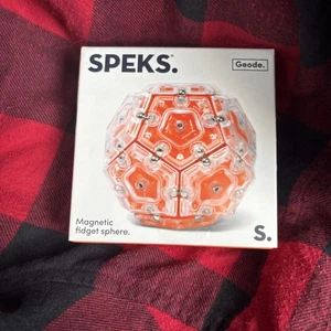 SPEKS Geode Magnetic Fidget Sphere Pentagon Orange Sealed - Neu - Bild 1 von 2