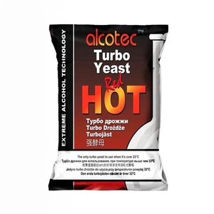 Alcotec Turbo Yeast Red Hot 140g Spirits Making Distilling Yeast up to 40C - Picture 1 of 4