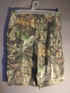 faded glory Mossy Oak camo shorts 28in men - Picture 1 of 4