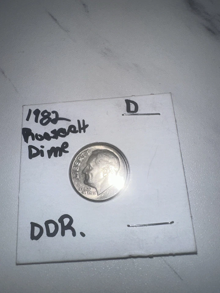 1982D Roosevelt Dime DDR - Image 1 of 1