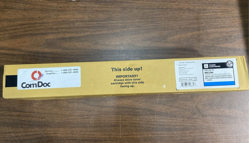 Katun Ricoh Savin MP C6003 MP C5503 MP C4503 Toner Cyan 841852